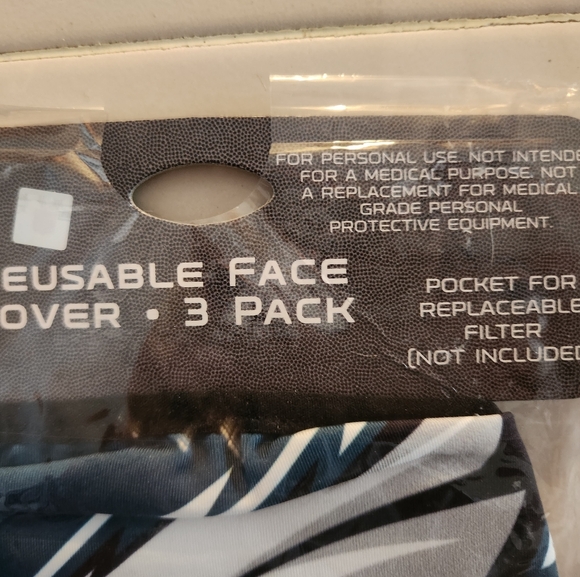 NFL Eagles Blue and White Face Masks - Picture 2 of 2